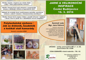 PEDIK -JARNI a VELIKONOCNI INSPIRACE_ 16.3.2016